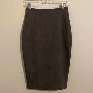 H&M gray pencil skirt